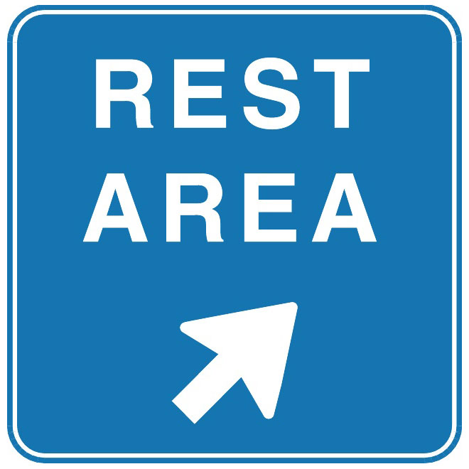 660x660 Rest Area Vector Road Sign