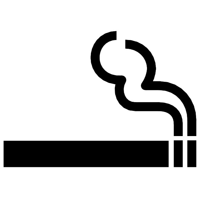 660x660 Smoking Area Vector Sign