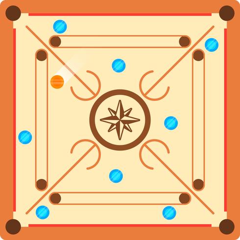 490x490 Flat Carrom Arena Vector