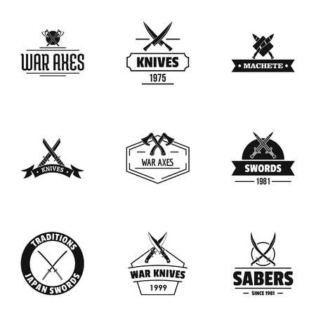 450x450 War Arena Logo Set Simple Set Of War Arena Vector Logo For Web