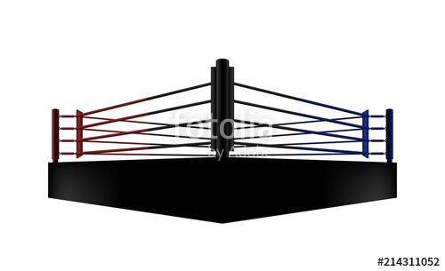 500x305 Boxing Ring Arena Vector Design Vector Illumination Stock Image