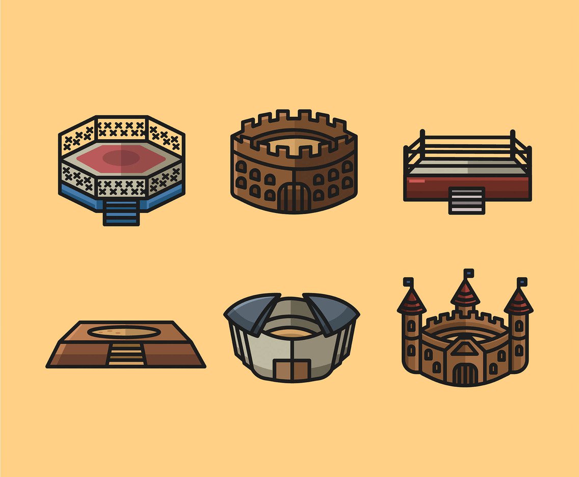 1136x936 Arena Vector Cream Background Vector Art Graphics