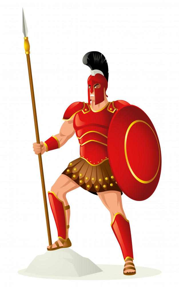 626x1001 Ares The God Of War Vector Premium Download