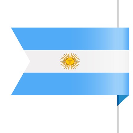 450x450 Argentina Flag Vector Bookmark Icon