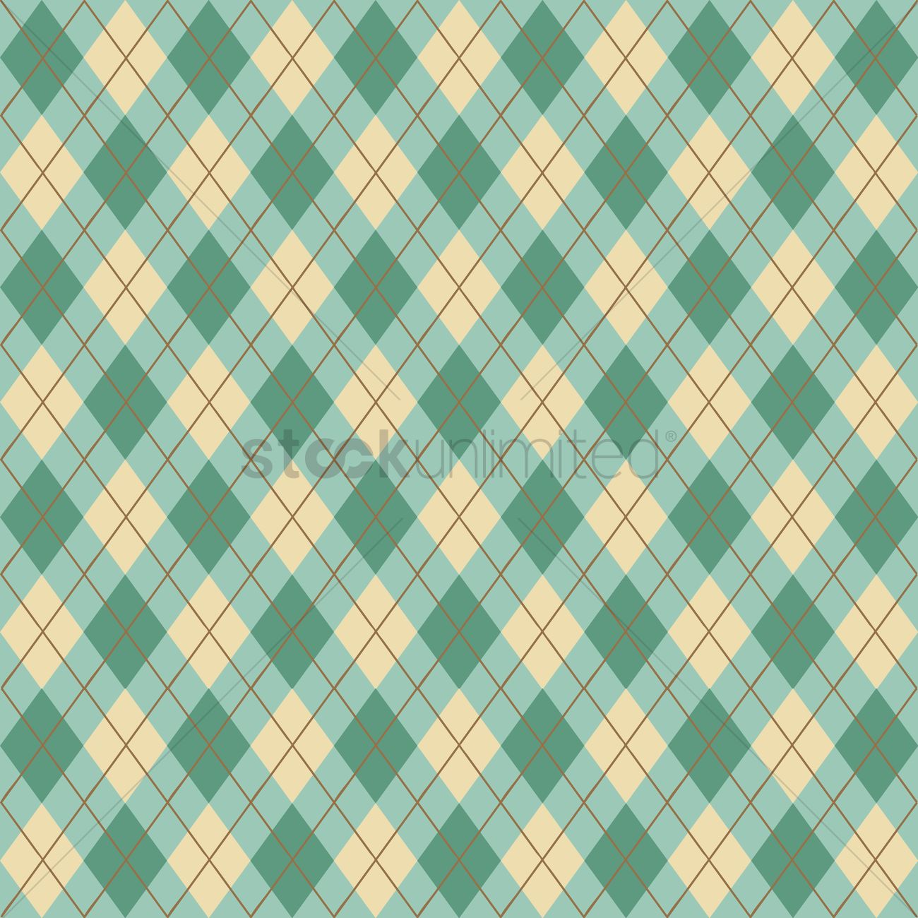 1300x1300 Argyle Pattern Background Vector Image
