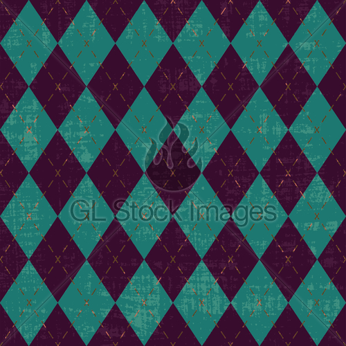 500x500 Scratched Purple And Green Argyle Pattern Inspired Vector Gl
