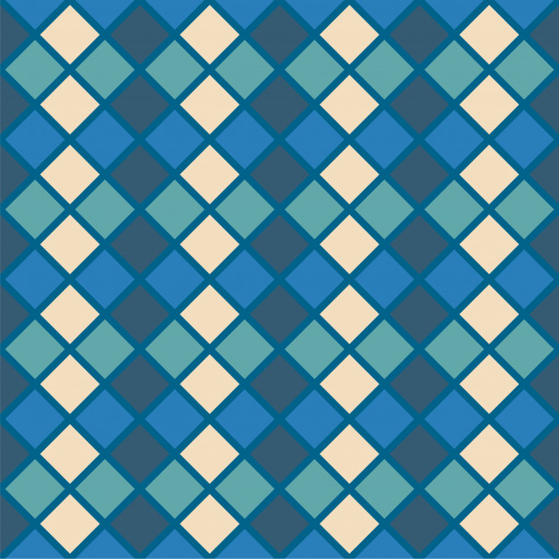 626x626 Seamless Argyle Pattern Diamond Shapes Background Vector