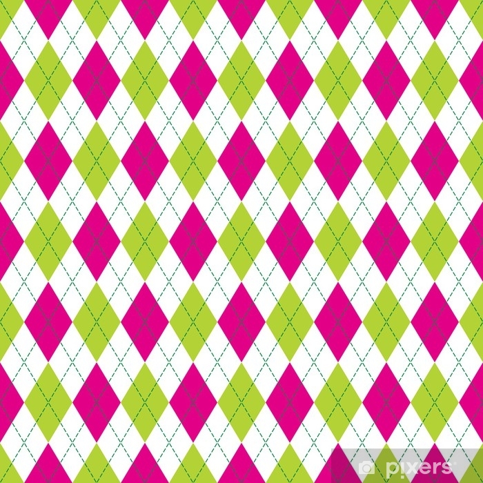 700x700 Vector Argyle Seamless Pattern In Pink And Green Color Seamless