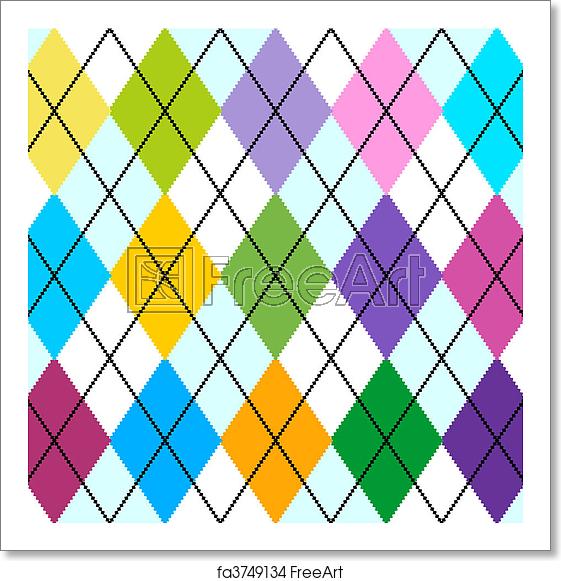 Free Art Print Of Vector Argyle Seamless Pattern Vector Colourful 561x581 Free Art Print Of Vector Argyle Seamless Pattern Vector Colourful