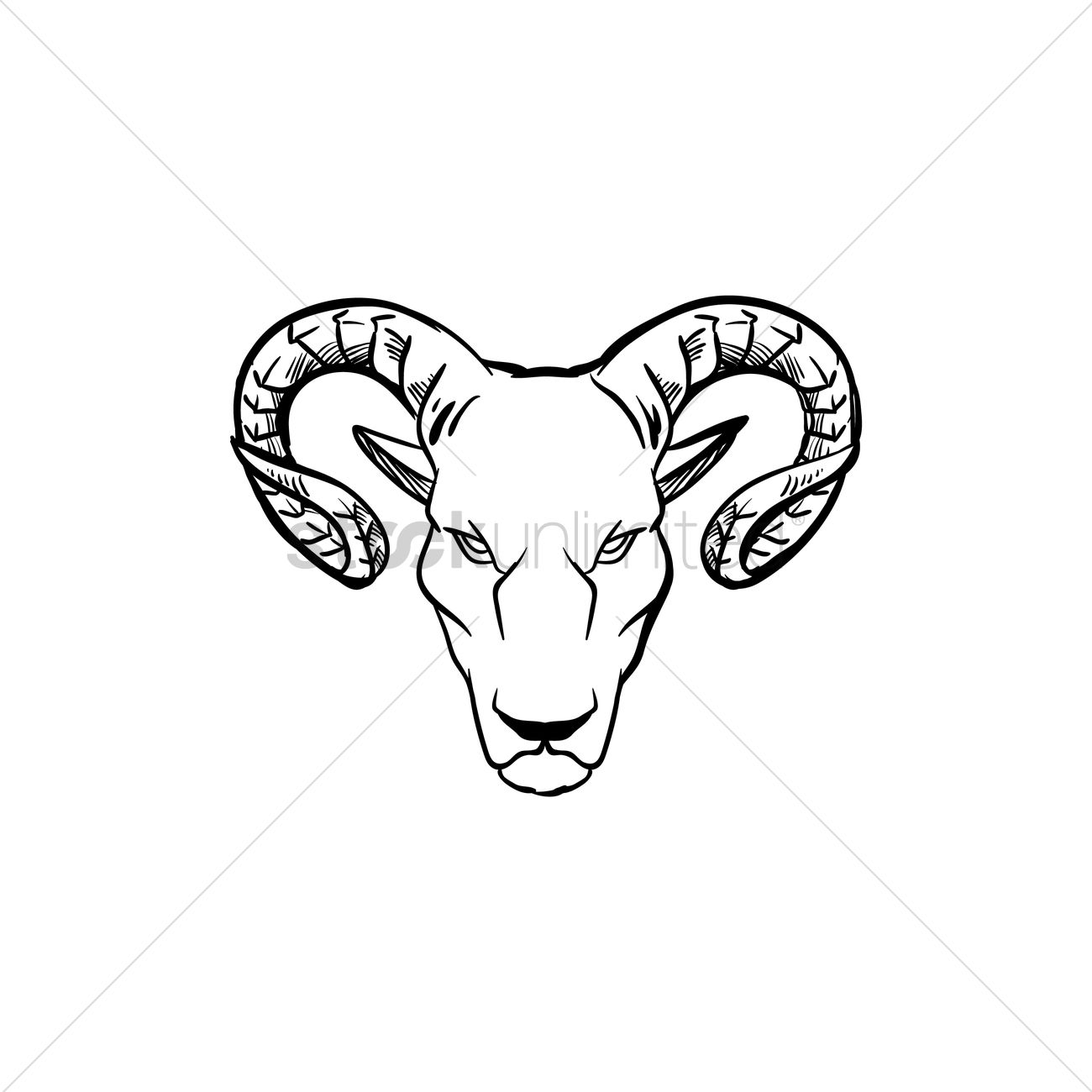 1300x1300 Aries Vector Image