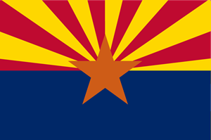 300x199 Arizona State Flag Logo Vector