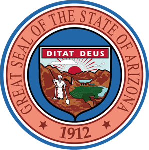 298x300 The Great Seal Of The State Of Arizona Logo Vector