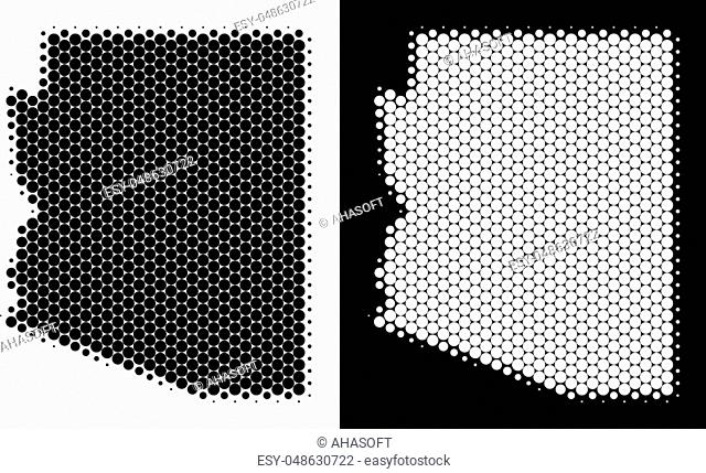 640x429 Black Vector Map Of Arizona Stock Photos And Images Age Fotostock