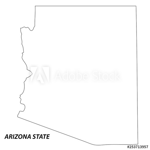 Arizona Map Vector at Vectorified.com | Collection of Arizona Map ...