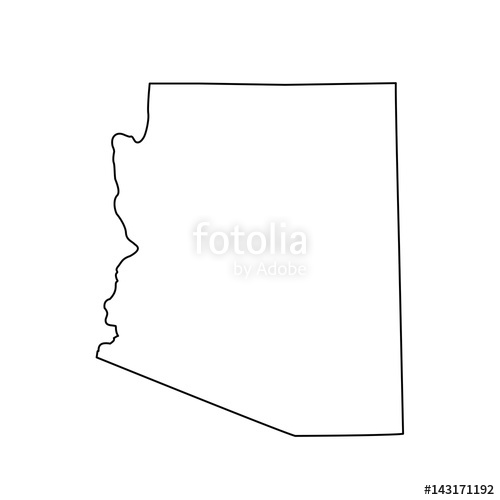 Arizona Map Vector at Vectorified.com | Collection of Arizona Map ...