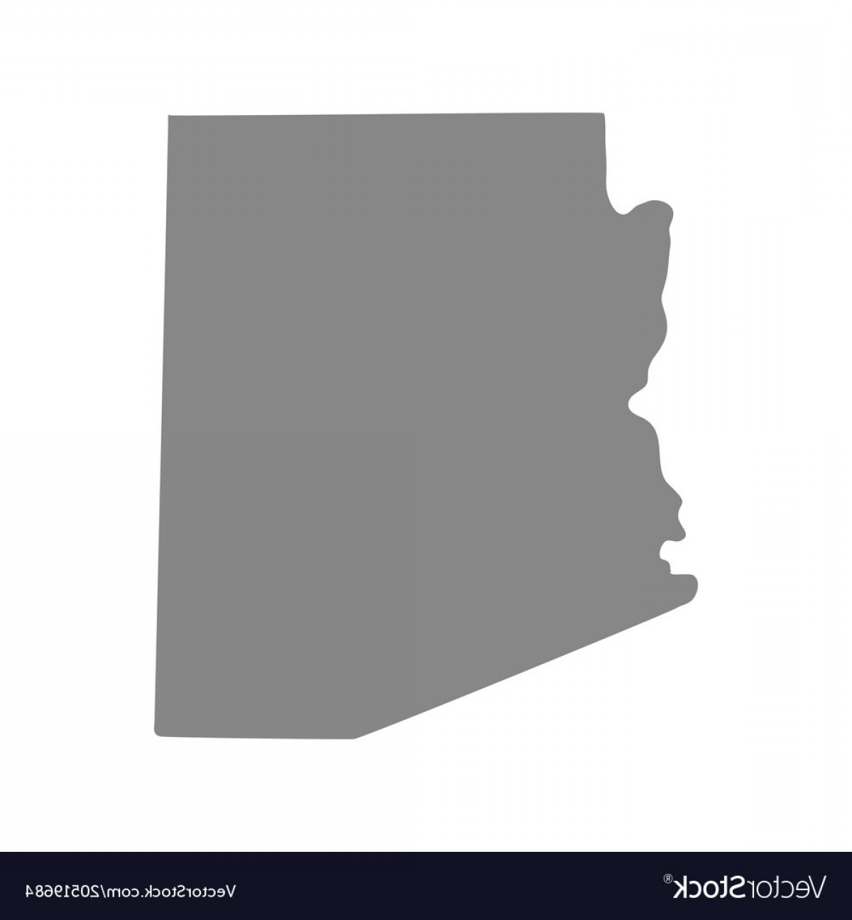 1200x1296 Arizona State Outline Vector Createmepink