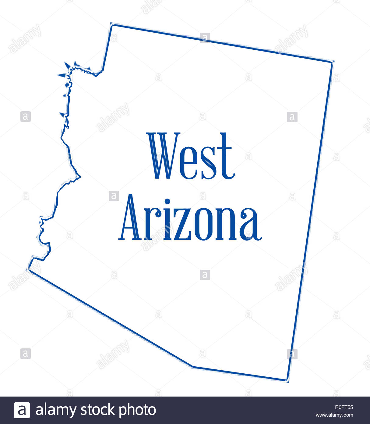 1215x1390 Map Of Arizona Outline Download Them And Print