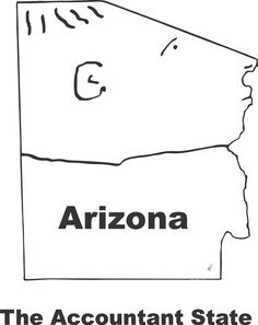 236x297 Outline Map Of Arizona And Travel Information Download Free