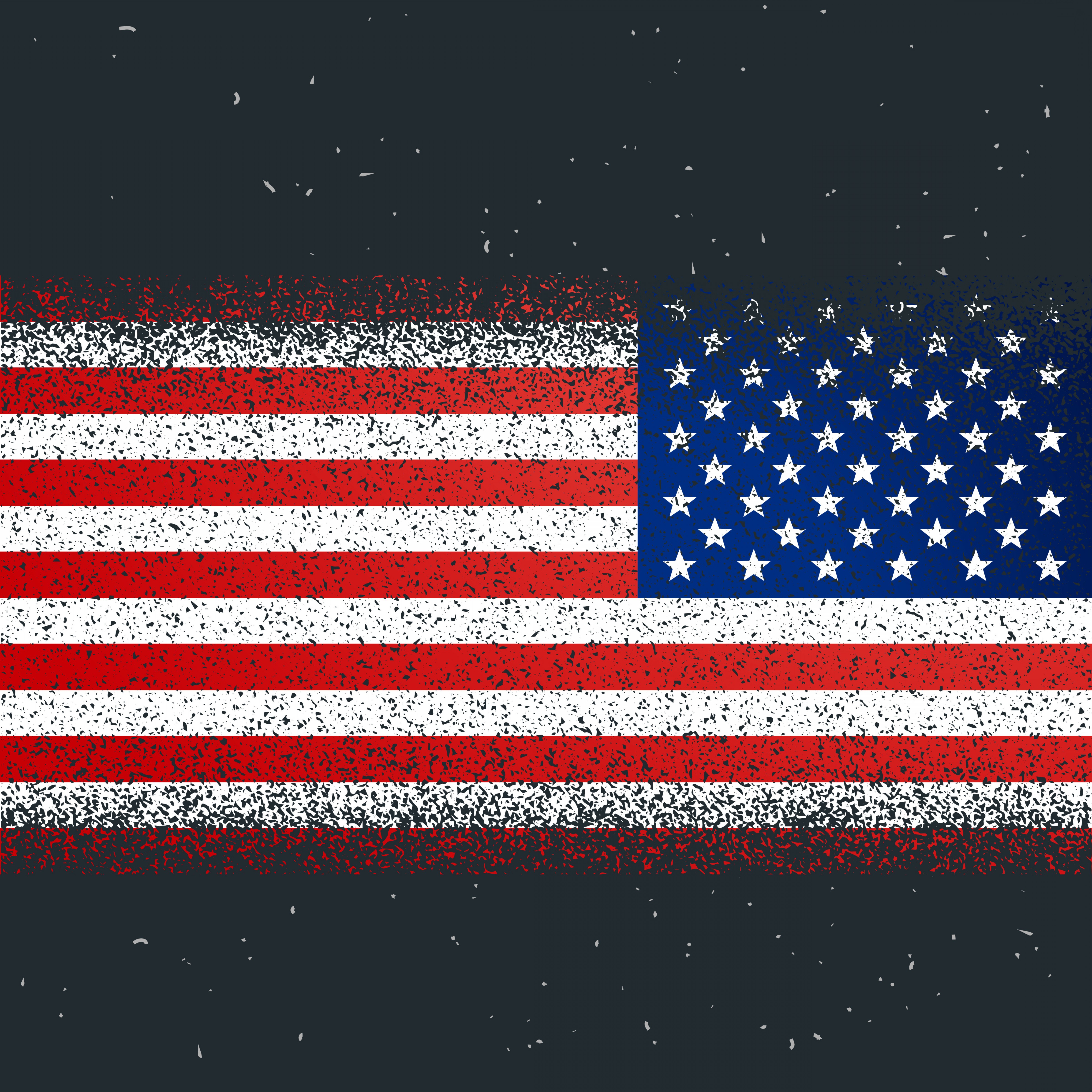 4800x4800 Grunge Textured Flag Of America Hoodamathrun