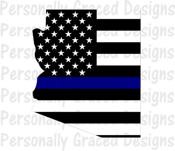 570x492 Thin Blue Line Flag Clipart