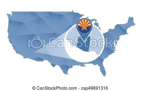 450x293 Arizona State In Usa Map