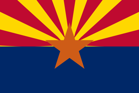 550x367 Arizona Flag Description, Meaning, Download