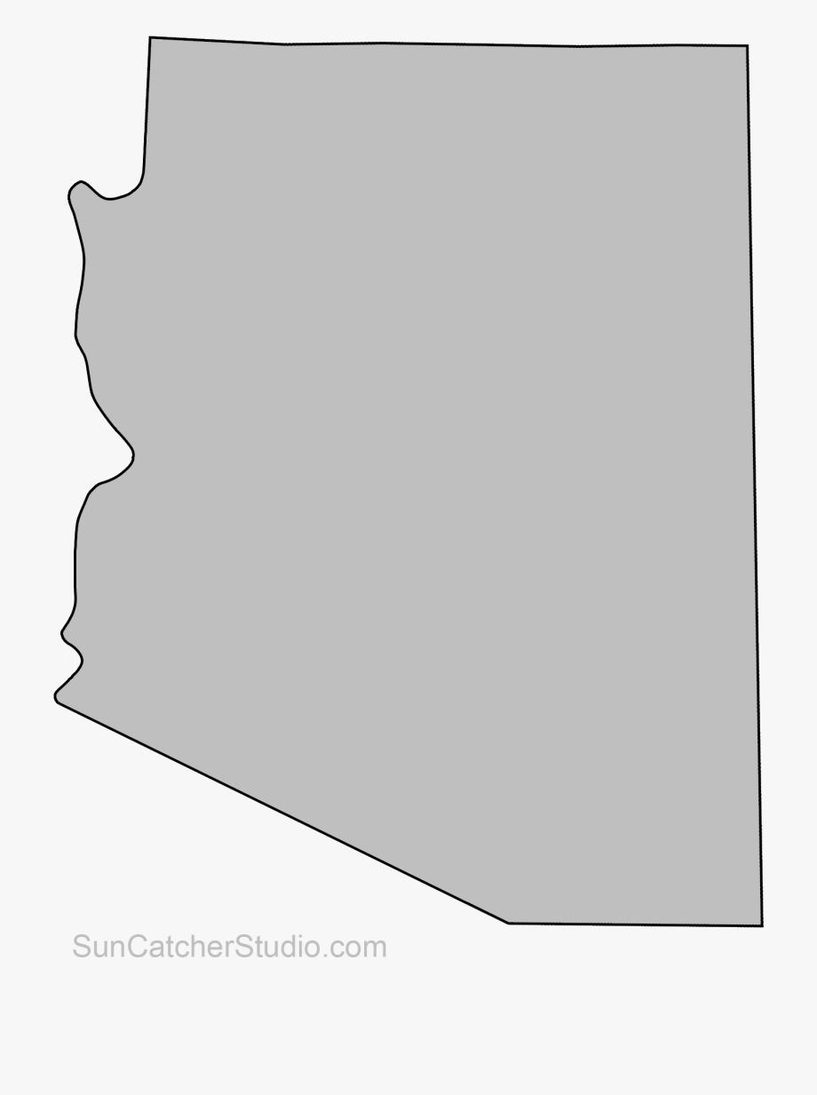 Arizona State Outline Vector at Vectorified.com | Collection of Arizona ...