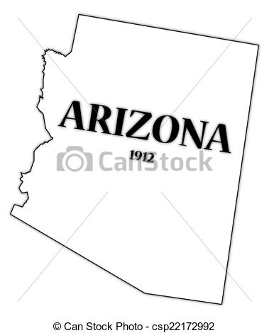 Arizona State And Date An Arizona State Outline 379x470 Arizona State And Date An Arizona State Outline
