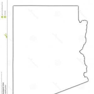 300x300 Arizona States Of America Territory On White Background Separate