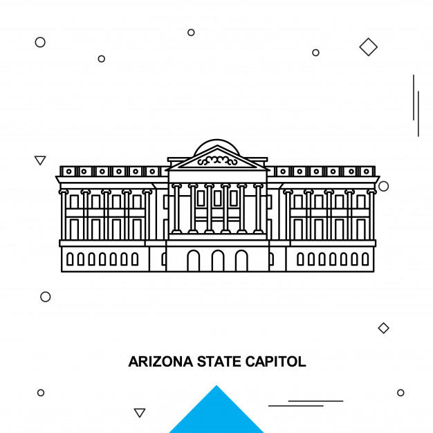 626x626 Arizona State Capitol Vector Premium Download