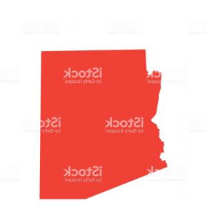 300x300 Arizona States Of America Territory On White Background Separate