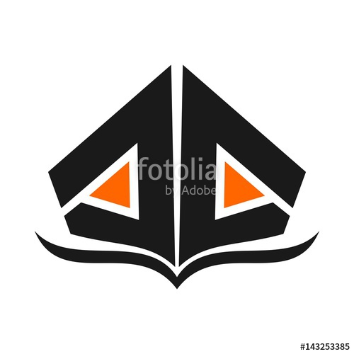 500x500 Ark Logo Vector Letter A Logo Stock Image And Royalty Free