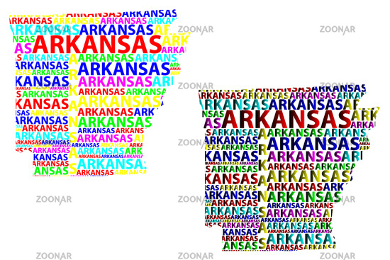 550x367 Photo Arkansas Map Vector Image