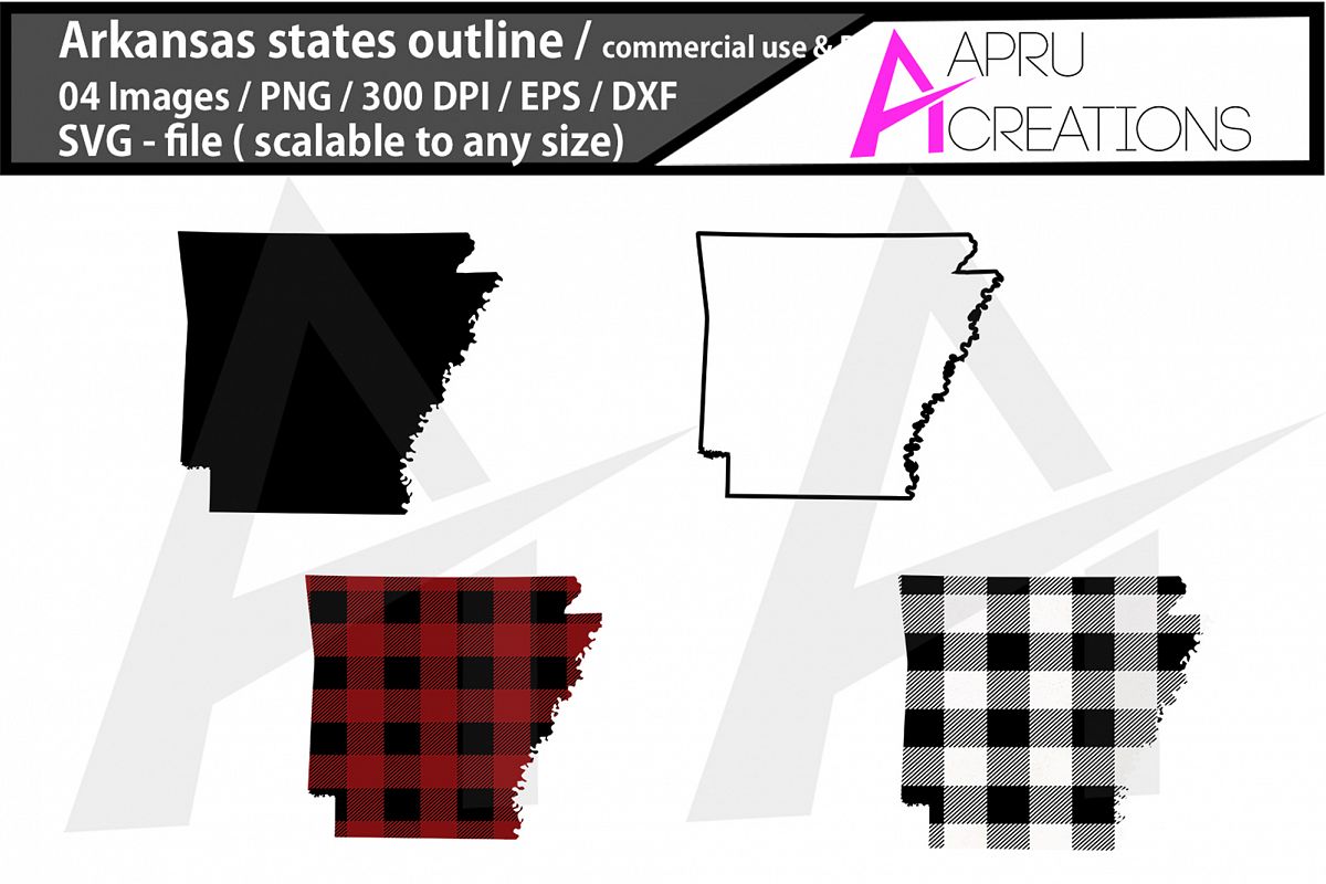 1200x800 Arkansas Vector Map Arkansas Outline Arkansas Plaid