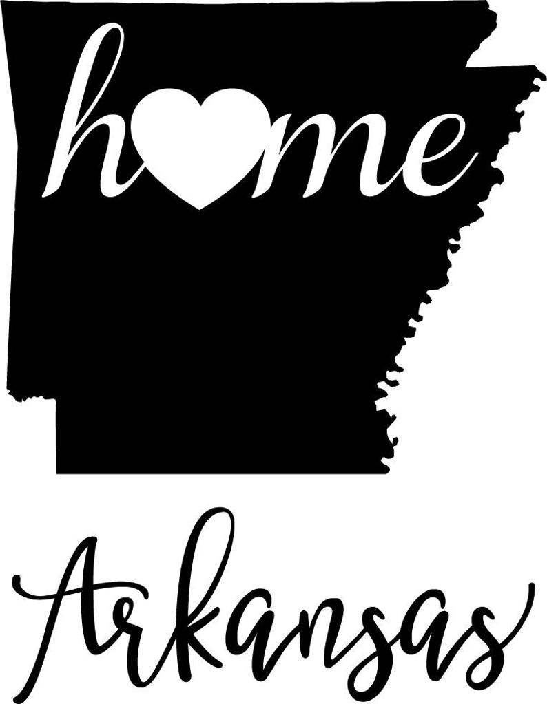 794x1023 Arkansas State Map Digital Png Vector Etsy