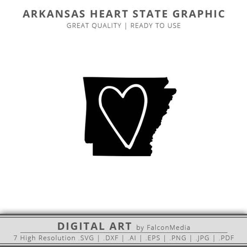 794x794 Arkansas Arkansas Arkansas State Outline Etsy