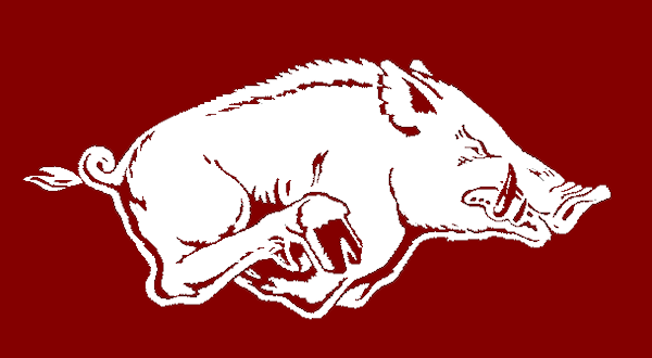 600x330 Arkansas Razorbacks Logo Png Vector, Clipart