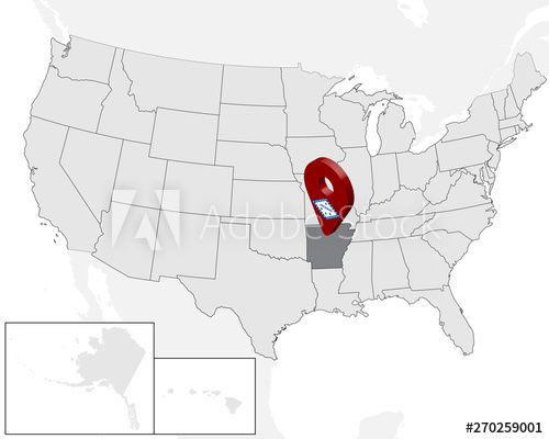 Location Map Of State Arkansas On Map Usa State Arkansas Flag 500x400 Location Map Of State Arkansas On Map Usa State Arkansas Flag