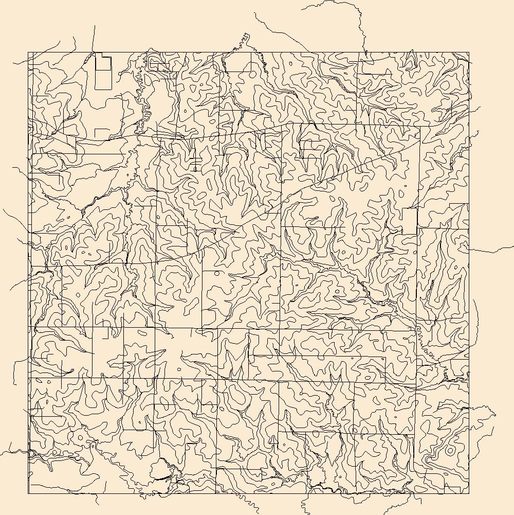 Usgs Topo Map Vector Data 1000x1001 Usgs Topo Map Vector Data