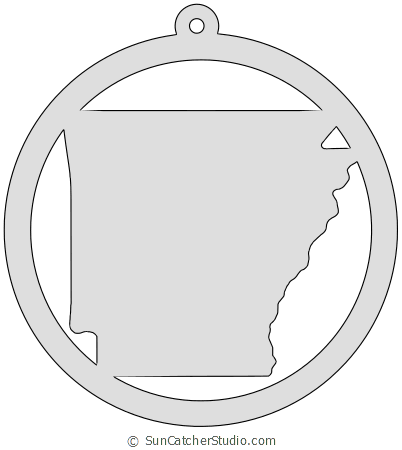 402x450 Arkansas Map Outline, Printable State, Shape, Stencil, Pattern