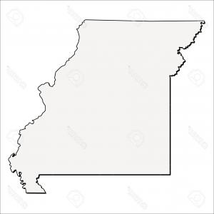 300x300 Map Of The Us State Arkansas Vector Geekchicpro