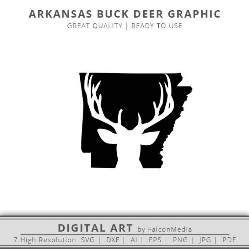 794x794 Arkansas Arkansas Buck Deer Arkansas Outline Etsy