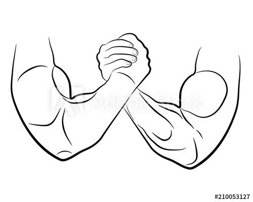 Arm Wrestling Vector at Vectorified.com | Collection of Arm Wrestling ...