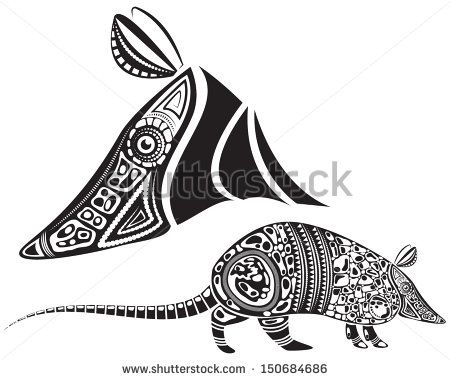 450x380 Vector Illustration Of A Totem Animaltattoo