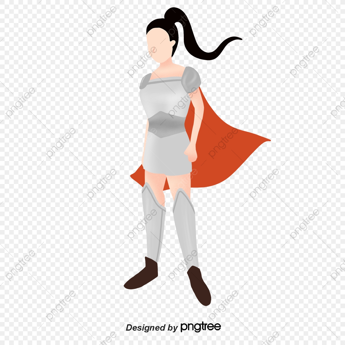 1200x1200 Female Warrior Wearing Silver Armor Vector, Silver Armor, Female