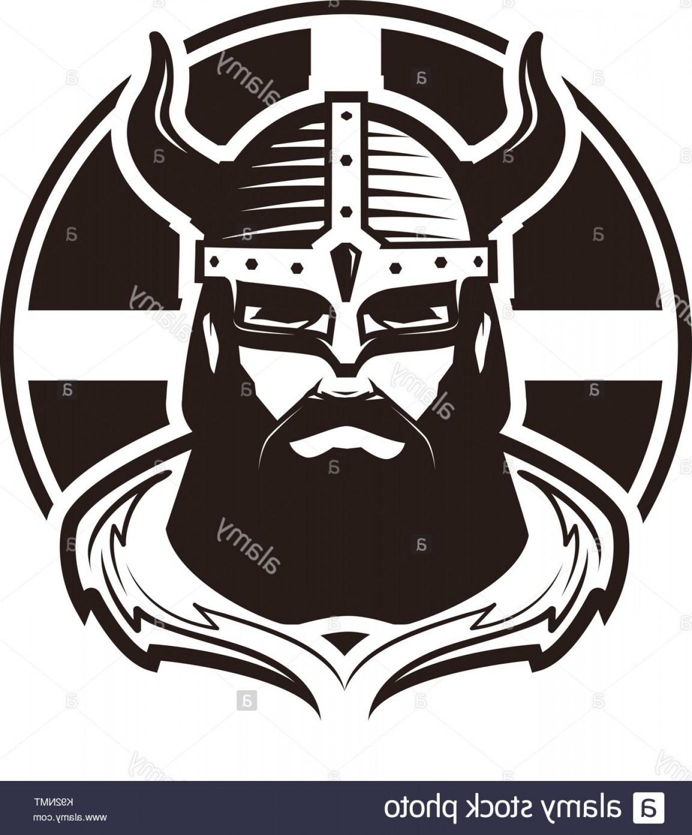 1382x1668 Stock Image Viking Logo Or Label Warrior In Armor Vector