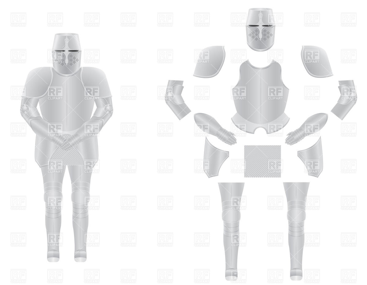 1200x933 Disassembled Knight Armor Vector Image Of People Konturvid