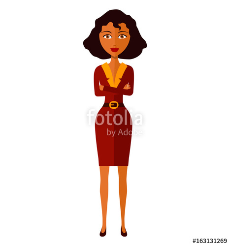African Business Woman With Arms Crossed Isolated On White 467x500 African Business Woman With Arms Crossed Isolated On White