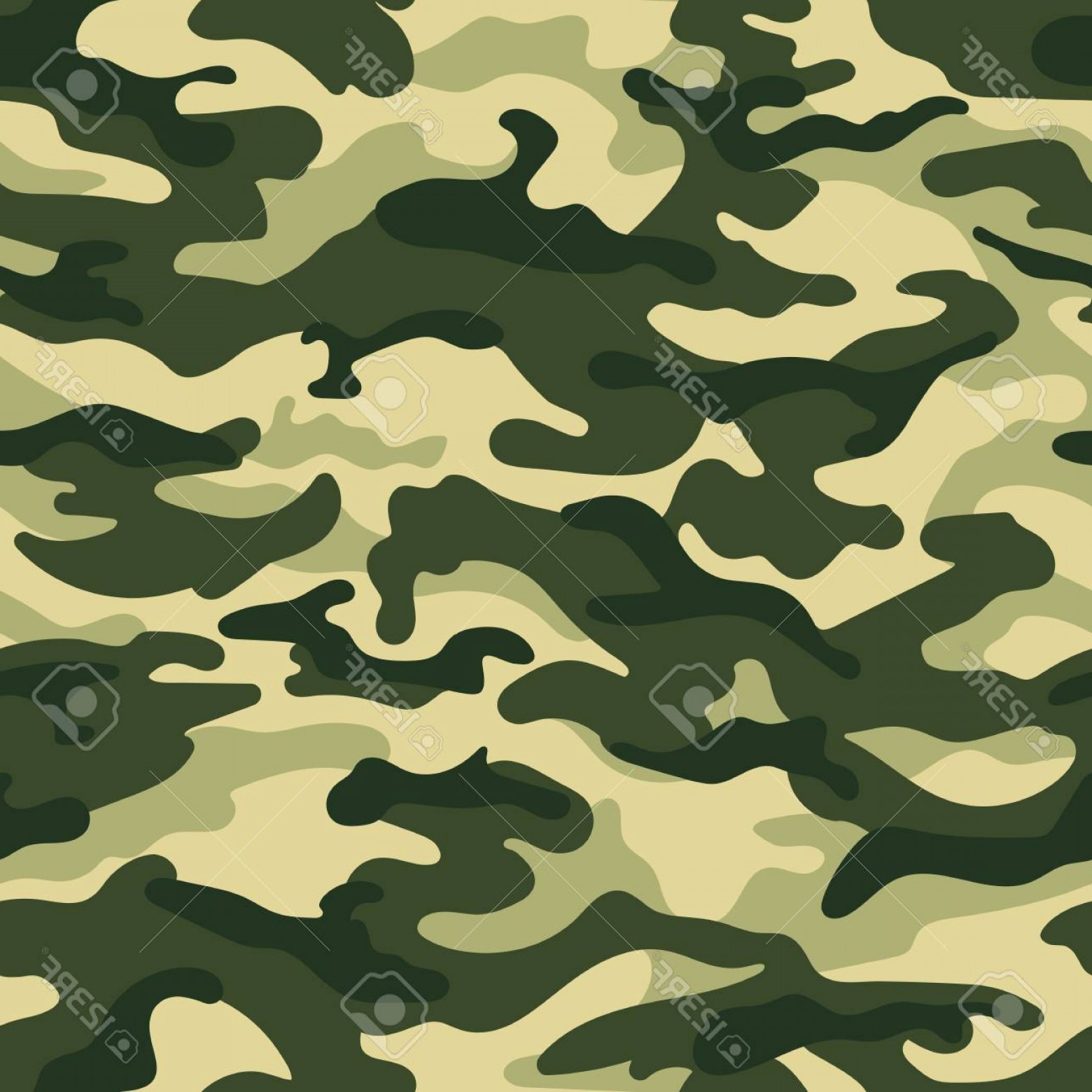 1560x1560 Photostock Vector Army Camouflage Seamless Pattern In Green Colors
