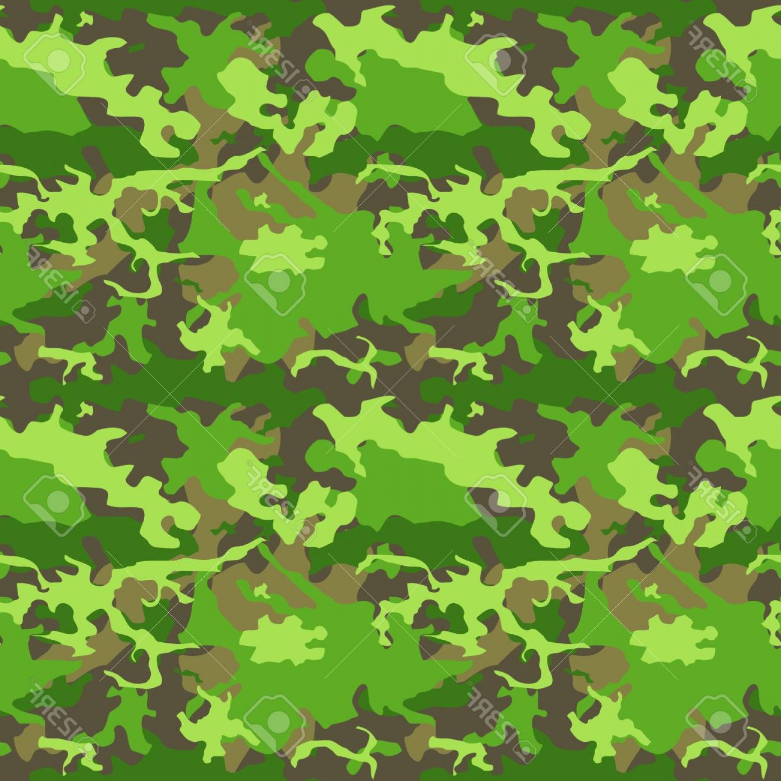 1560x1560 Photostock Vector Green Army Camo Vector Texture Seamless Military